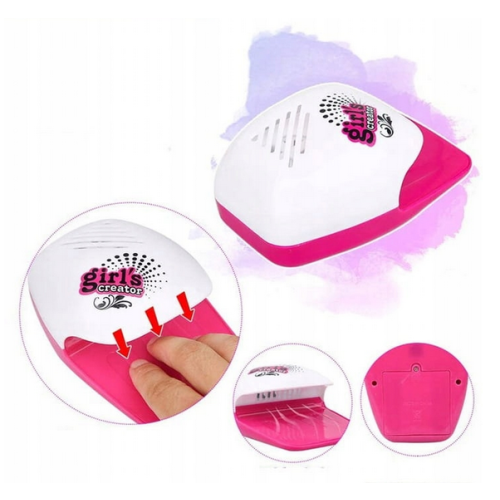 Zestaw do malowania paznokci z suszarką dla dzieci Salon Piękności MBK-326